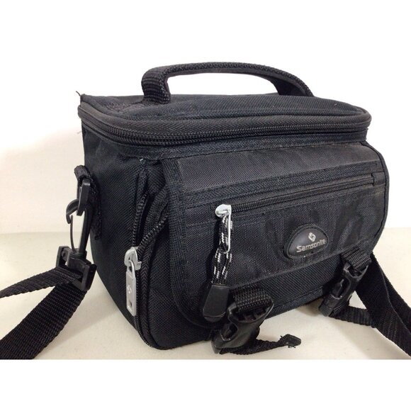 Samsonite Camera Bag Padded Multiple Pockets Strap Canvas Travel - Picture 3 of 8